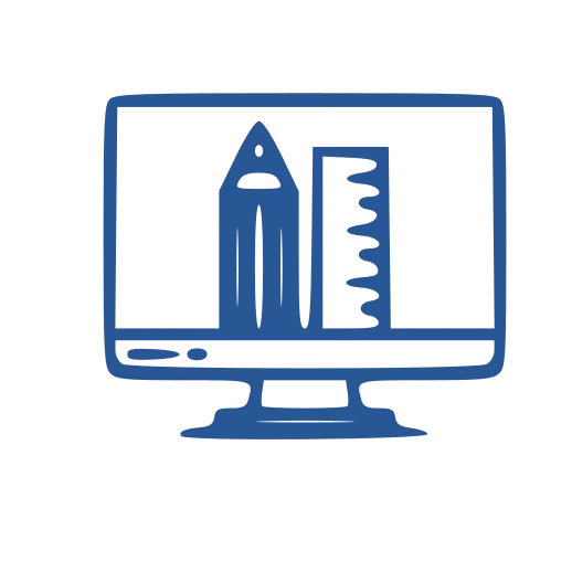 Icono de diseño web corporativo